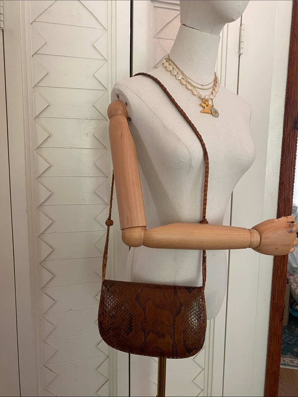 Vintage Real Snake Skin Purse